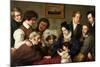 The Schadow Circle (The Bendemann Family and their Friend)-Eduard Bendemann-Mounted Giclee Print