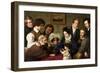 The Schadow Circle (The Bendemann Family and their Friend)-Eduard Bendemann-Framed Giclee Print