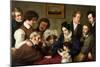 The Schadow Circle (The Bendemann Family and their Friend)-Eduard Bendemann-Mounted Giclee Print