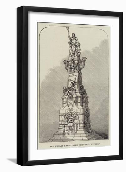 The Scheldt Emancipation Monument, Antwerp-null-Framed Giclee Print