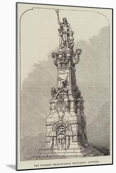 The Scheldt Emancipation Monument, Antwerp-null-Mounted Giclee Print