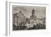 The Schiller Festival at Berlin, Laying the Foundation-Stone of Schiller's Statue-null-Framed Giclee Print