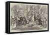 The Schiller Festival at St George's Hall, Liverpool, Tableau Vivant-null-Framed Stretched Canvas