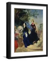 The Schischmarjov-Sisters, 1839-Karl Brüllow-Framed Giclee Print