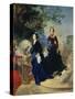 The Schischmarjov-Sisters, 1839-Karl Brüllow-Stretched Canvas