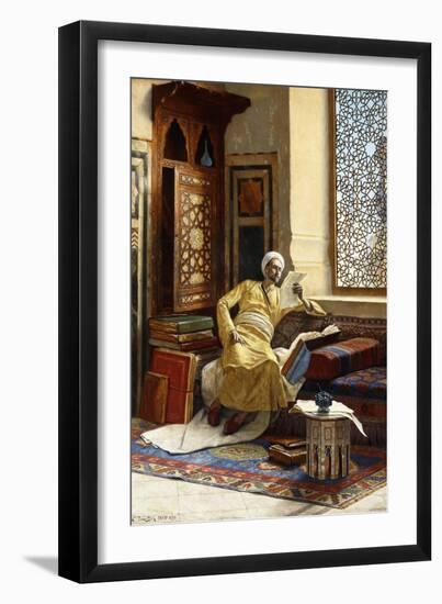 The Scholar, 1895-Ludwig Deutsch-Framed Premium Giclee Print