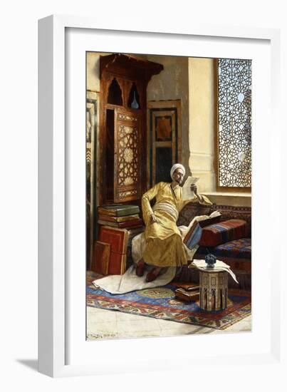 The Scholar, 1895-Ludwig Deutsch-Framed Giclee Print