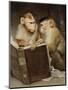 The Scholars, 19Th Century (Painting)-Gabriel Max-Mounted Giclee Print