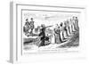 The Scholastic Hen and Her Chickens, 19th Century-George Cruikshank-Framed Giclee Print