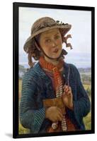 The School-Girl's Hymn, 1859-William Holman Hunt-Framed Giclee Print