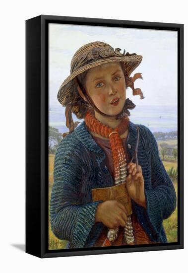 The School-Girl's Hymn, 1859-William Holman Hunt-Framed Stretched Canvas