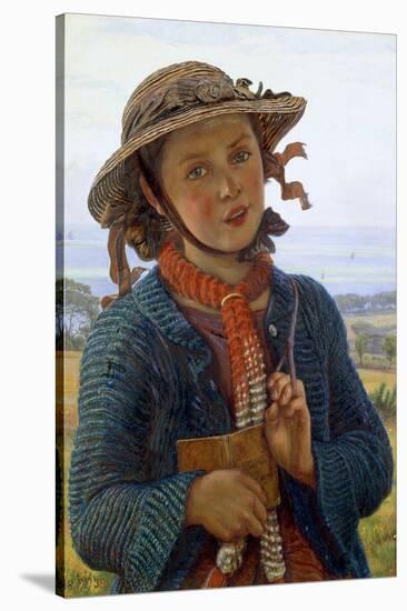 The School-Girl's Hymn, 1859-William Holman Hunt-Stretched Canvas