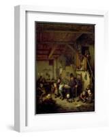 The School Master, c.1662-Adriaen Jansz. Van Ostade-Framed Giclee Print