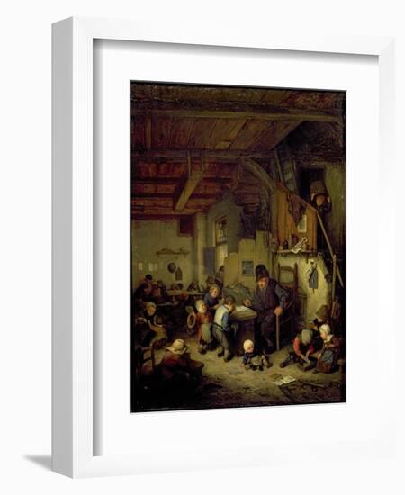 The School Master, c.1662-Adriaen Jansz. Van Ostade-Framed Giclee Print