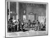 The School Master (Engraving) (B/W Photo)-Abraham Bosse-Mounted Giclee Print