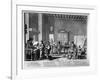 The School Master (Engraving) (B/W Photo)-Abraham Bosse-Framed Giclee Print