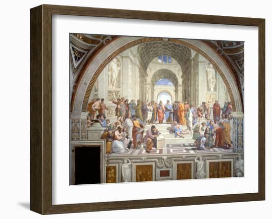 The School of Athens, 1509-1511-Raphael-Framed Giclee Print