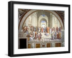 The School of Athens, 1509-1511-Raphael-Framed Giclee Print