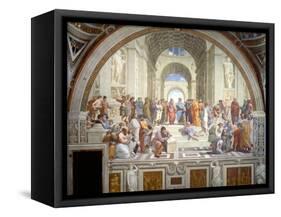 The School of Athens, 1509-1511-Raphael-Framed Stretched Canvas