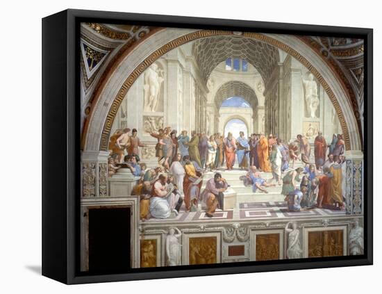 The School of Athens, 1509-1511-Raphael-Framed Stretched Canvas