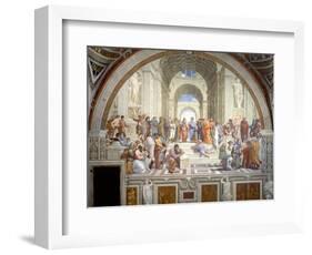The School of Athens, 1509-1511-Raphael-Framed Giclee Print