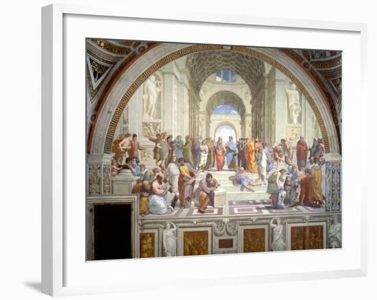 The School of Athens, 1509-1511-Raphael-Framed Giclee Print