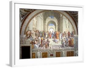 The School of Athens, 1509-1511-Raphael-Framed Giclee Print