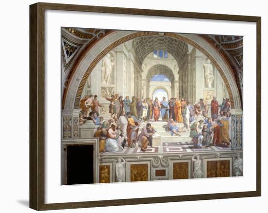 The School of Athens, 1509-1511-Raphael-Framed Giclee Print