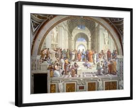 The School of Athens, 1509-1511-Raphael-Framed Giclee Print