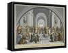 The School of Athens, Ca. 1771-79-Giovanni Volpato-Framed Stretched Canvas