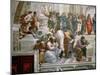 The School of Athens, Detail from the Left Hand Side Showing Pythagoras-Raphael-Mounted Giclee Print