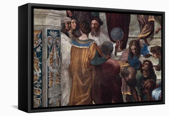 The School of Athens, Detail-Raphael-Framed Stretched Canvas