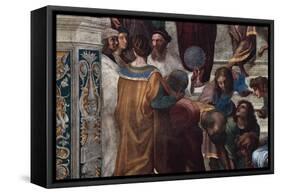 The School of Athens, Detail-Raphael-Framed Stretched Canvas