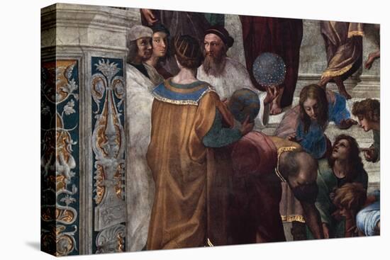 The School of Athens, Detail-Raphael-Stretched Canvas