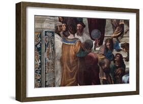 The School of Athens, Detail-Raphael-Framed Giclee Print