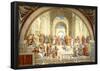 The School of Athens Scuola di Atene by Raphael Art Print Poster-null-Framed Poster