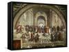 The School of Athens-Raphael-Framed Stretched Canvas