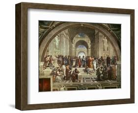 The School of Athens-Raphael-Framed Premium Giclee Print