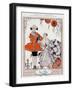The School of Coquetry!-Georges Barbier-Framed Art Print