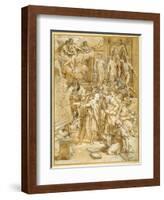 The School of Design-Carlo Maratti-Framed Giclee Print