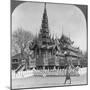The School of King Thibaw in the Fort, Mandalay, Burma, 1908-null-Mounted Photographic Print