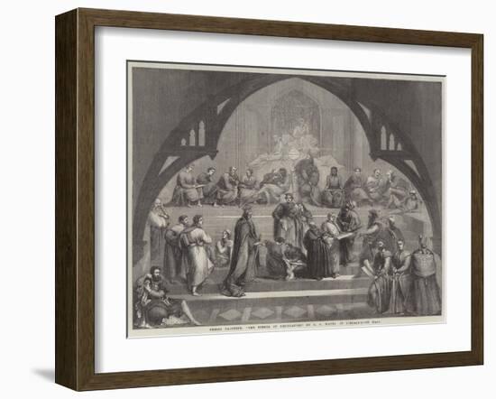 The School of Legislation-George Frederick Watts-Framed Giclee Print