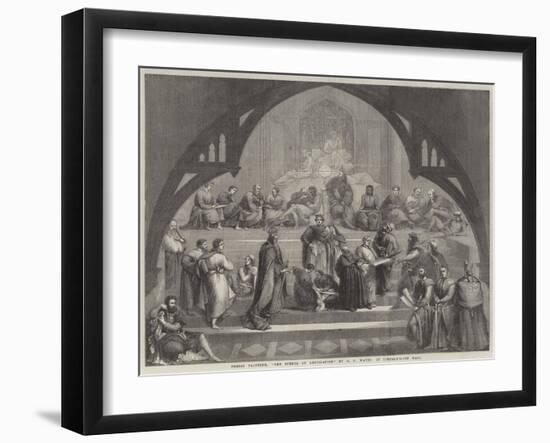 The School of Legislation-George Frederick Watts-Framed Giclee Print