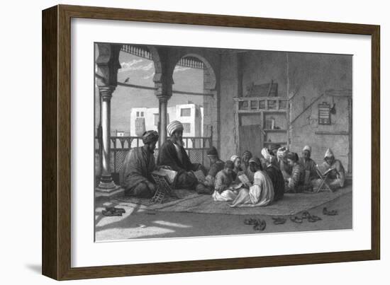 'The School of Sooltan Hassan', c1869-Edward Goodall-Framed Giclee Print