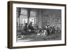 'The School of Sooltan Hassan', c1869-Edward Goodall-Framed Giclee Print