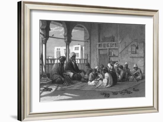 'The School of Sooltan Hassan', c1869-Edward Goodall-Framed Giclee Print