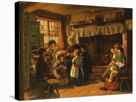 The School Room, 1853-Alfred Rankley-Stretched Canvas