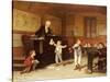 The School Room-Andre Henri Dargelas-Stretched Canvas