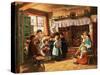 The School Room-Alfred Rankley-Stretched Canvas