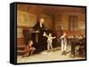 The School Room-Andre Henri Dargelas-Framed Stretched Canvas